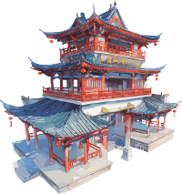 国风建筑插图