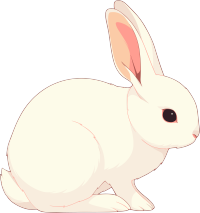 兔子高清质量插画