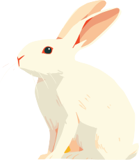 兔子高清插画素材