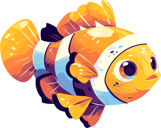 海洋小丑鱼创意素材