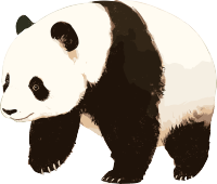 大熊猫图形素材