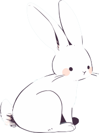 兔子图形插图