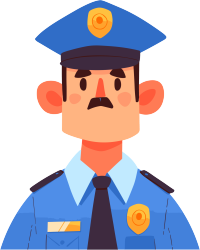 警察卡通素材