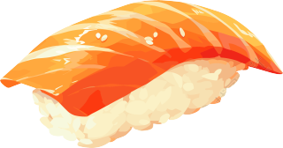 寿司商业创意插图