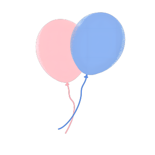 彩色气球可商用插图