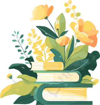 图书花卉插图