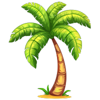 棕榈树插画设计元素
