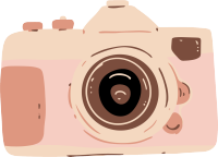 粉色相机出行旅游插图