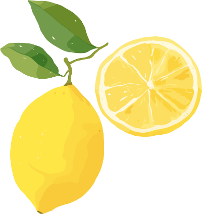 水彩柠檬插画