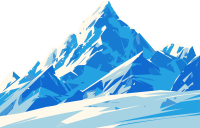 雪山透明背景素材