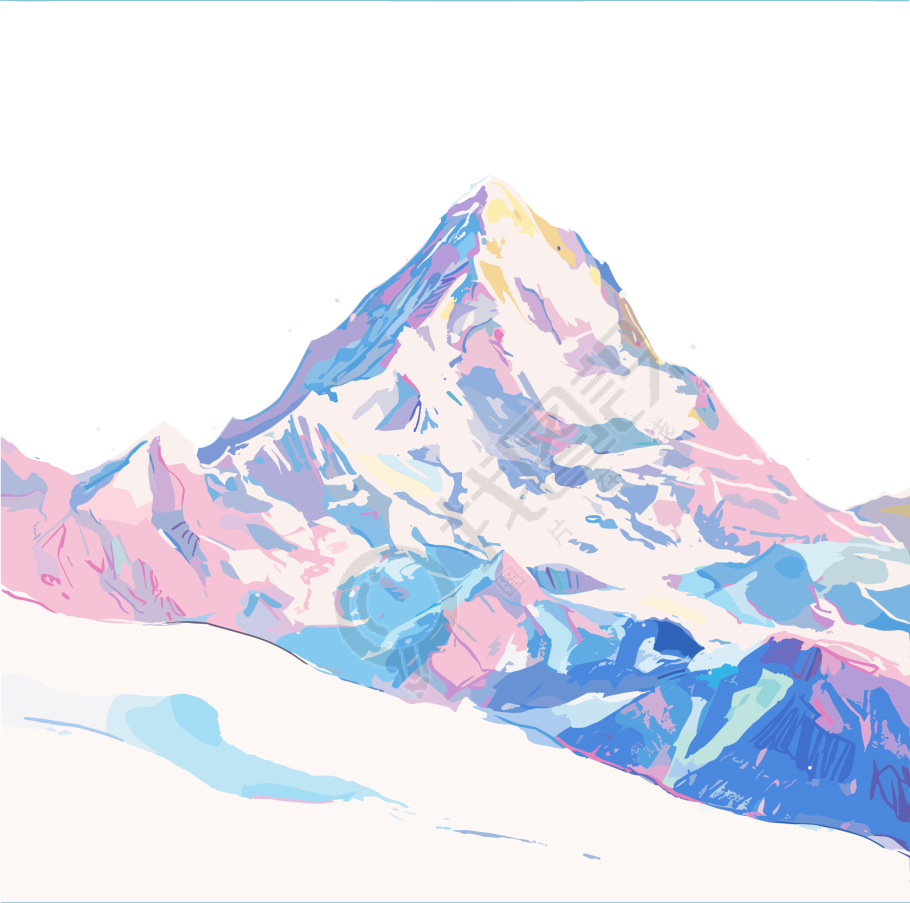 雪山美景插图