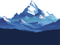 雪山创意设计元素