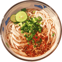 清爽凉面素材