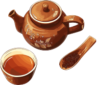 凉茶中国风插画