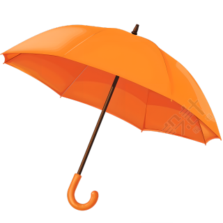 雷阵雨雨伞商用素材