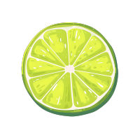 青柠插画夏天素材