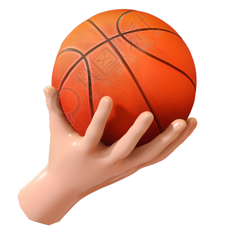 3D篮球图形元素