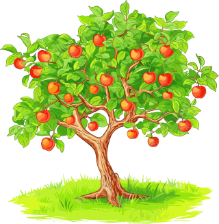 苹果树简单插图