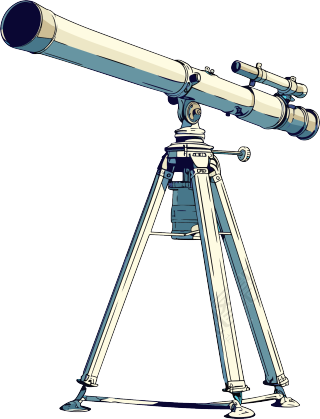 天文望远镜商用素材
