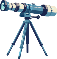 天文望远镜插图