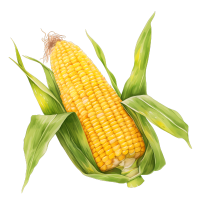 玉米商业插画