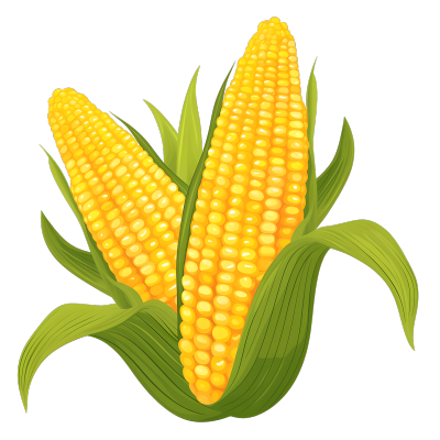 玉米创意插图