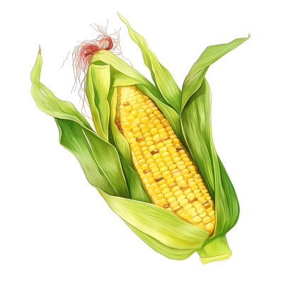 玉米商业设计元素