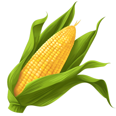 玉米高清插画