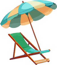 海滩躺椅夏季防暑插图