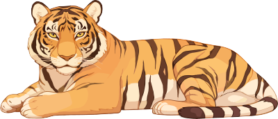 老虎珍稀动物插图