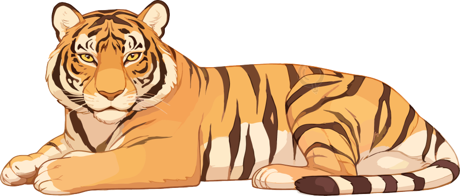 老虎珍稀动物插图