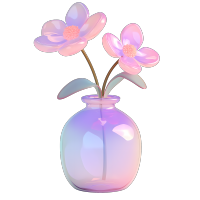 玻璃花瓶插画