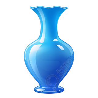 陶瓷花瓶简约插图