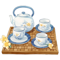 陶瓷茶壶茶杯素材