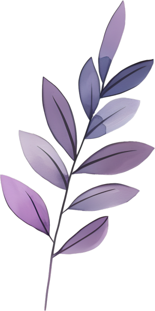 水彩植物PNG插图