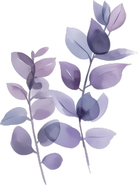 水彩植物唯美插画