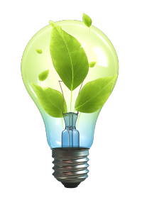 环保灯泡绿色能源素材