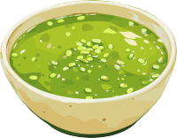 绿豆汤透明背景插画