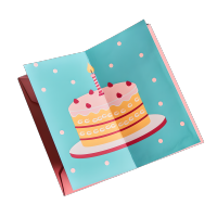 生日贺卡PNG素材