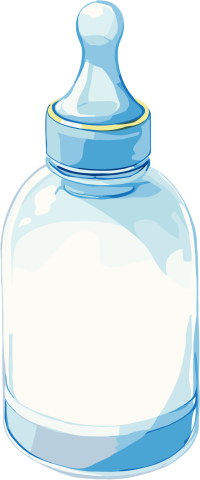 婴儿奶瓶元素