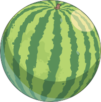 夏天西瓜插画