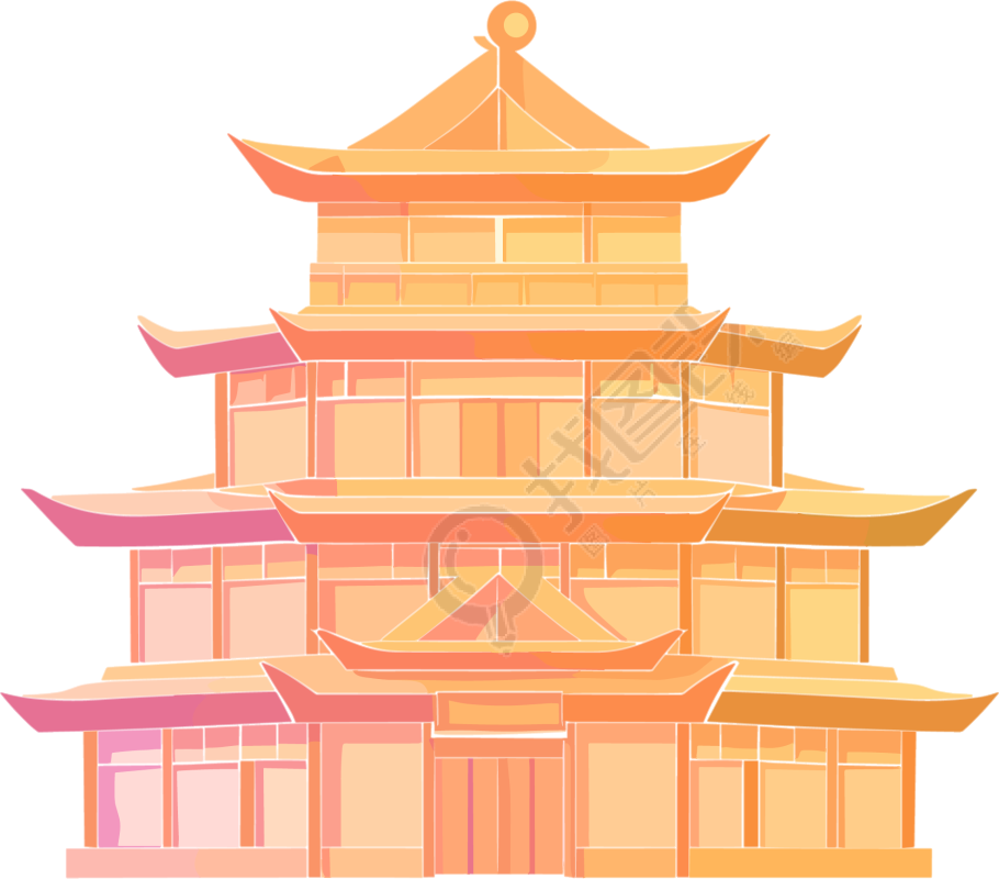 古风建筑插图