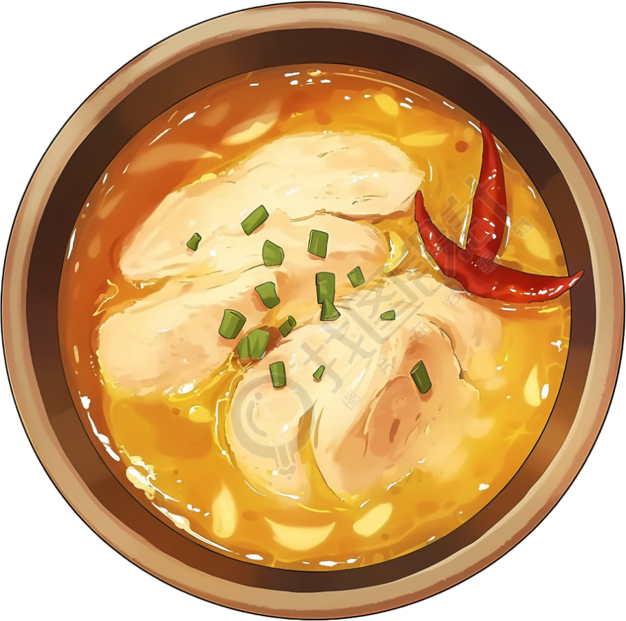 鸡汤可商用元素