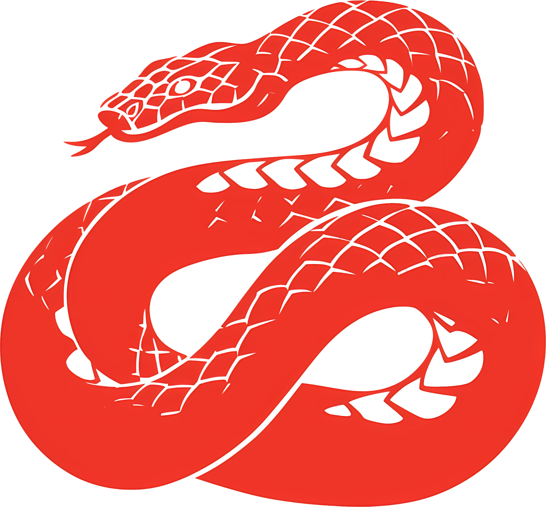 中国风生肖蛇素材