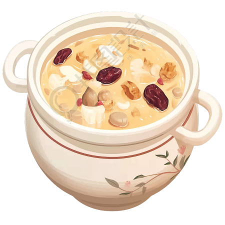 鸡汤插画素材
