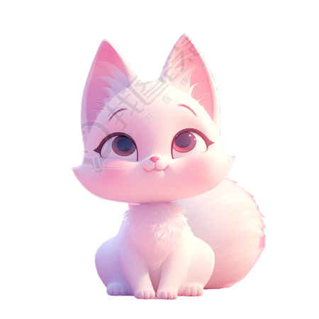 3D小猫高清图形素材