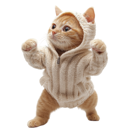 橘猫搞怪素材