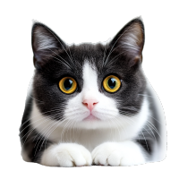 可爱猫咪简洁插图