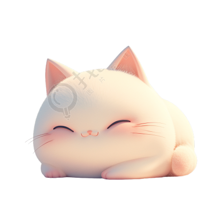 3D小猫可爱元素