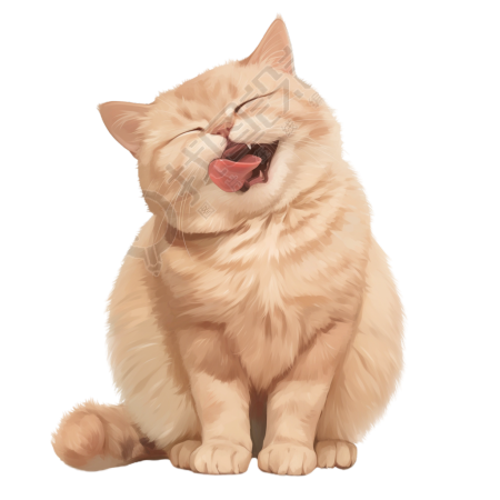 可爱猫咪插图